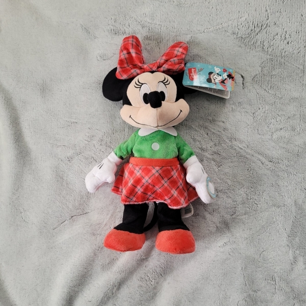Disney Minnie Mouse Animated Holiday Dancing Plush To Jingle Bells Song, Xmas